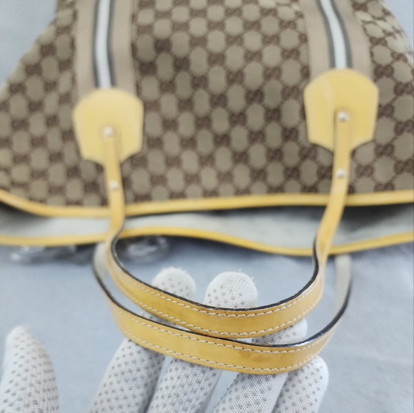 Authentic Gucci Sherry Line Tote Bag - Picture 7 of 11
